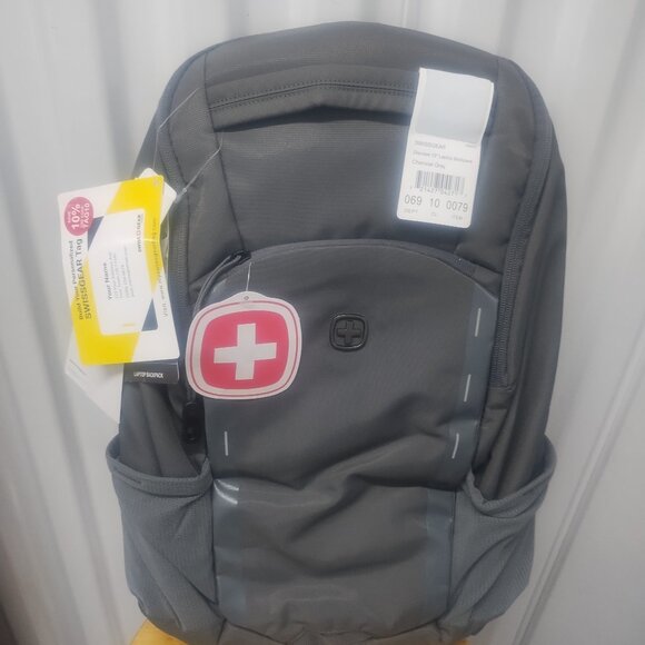 Gray Swiss multi function lap top back pack - Picture 1 of 11